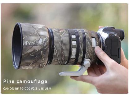 CHASING BIRDS camouflage lens coat for CANON RF 70 200 mm F2.8 L IS USM waterproof and rainproof lens coat protective cover