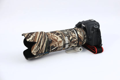 ROLANPRO Waterproof Lens Camouflage Coat Rain Cover for Canon EF 70-200mm F2.8 L IS USM lens Sleeve Guns Case