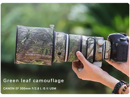 CHASING BIRDS camouflage lens coat for CANON 300 mm F2.8 L IS II USM waterproof and rainproof elasticity lens protective cover