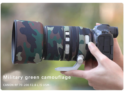 CHASING BIRDS camouflage lens coat for CANON RF 70 200 mm F2.8 L IS USM waterproof and rainproof lens coat protective cover