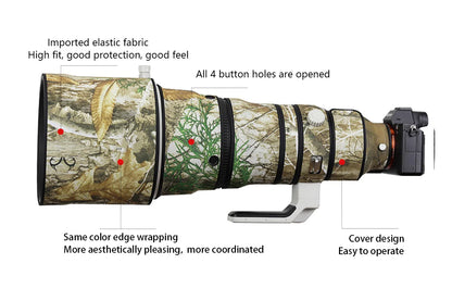 CHASING BIRDS camouflage lens coat for SONY FE 400mm F2.8 GM OSS waterproof and rainproof lens protective cover 400mm lens cover