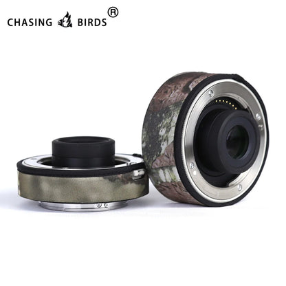 CHASING BIRDS camouflage lens coat for SONY teleconverter TC 1.4X 2.0X waterproof and rainproof lens protective cover