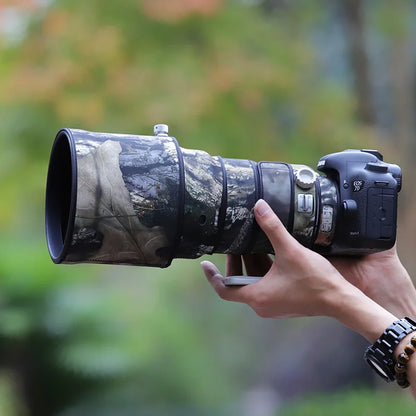CHASING BIRDS camouflage lens coat for CANON EF 200 mm F2 L IS USM waterproof and rainproof elasticity lens protective cover