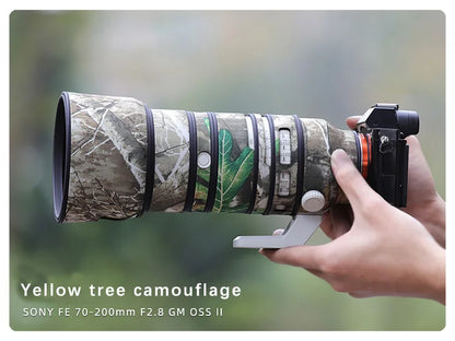 CHASING BIRDS camouflage lens coat for Sony 70-200 mm F2.8 GM OSS II waterproof and rainproof lens protective cover sleeve