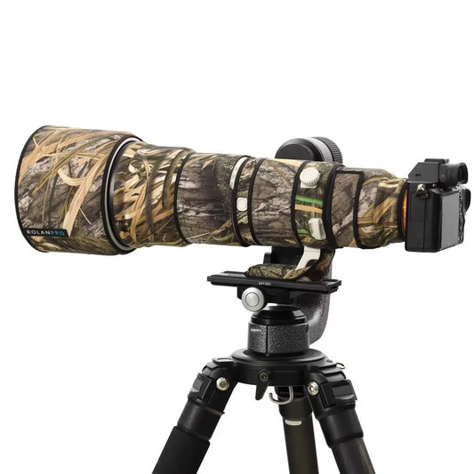 ROLANPRO Camouflage Lens Coat for Sony FE 400-800mm F6.3-8 G OSS SEL400800G Waterproof Rainproof Lens Protective Cover Guns Case