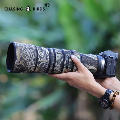 Chasing birds camouflage lens coat for CANON RF 600 F11 IS waterproof and rainproof lens protective cover canon rf 600mm f11 STM