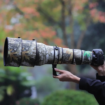 CHASING BIRDS lens coat for NIKON AF-S 600 F4 G ED VR elastic waterproof and rainproof camouflage lens coat protective cover