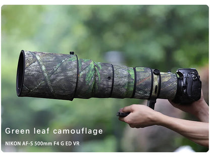 CHASING BIRDS camouflage lens coat for NIKON AF-S 500 F4 G waterproof and rainproof lens protective cover nikon 500mm lens cover
