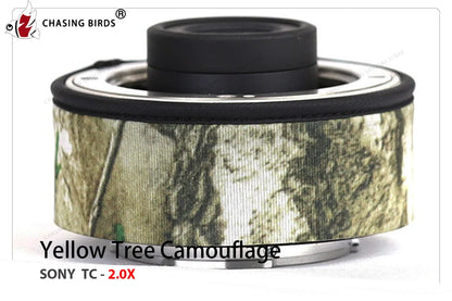 CHASING BIRDS camouflage lens coat for SONY teleconverter TC 1.4X 2.0X waterproof and rainproof lens protective cover