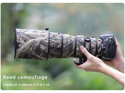 Chasing birds lens coat for NIKON AF-S 300 F2.8 D II FD waterproof and rainproof camo lens coat protective cover nikon 300mm len
