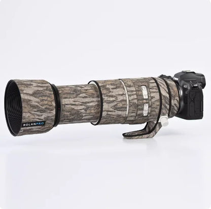 ROLANPRO Lens Coat for Canon RF 100-500mm F/4.5-7.1 L IS USM Rainproof Protective Sleeve canon rf100 500 Case Rain Cover Camo