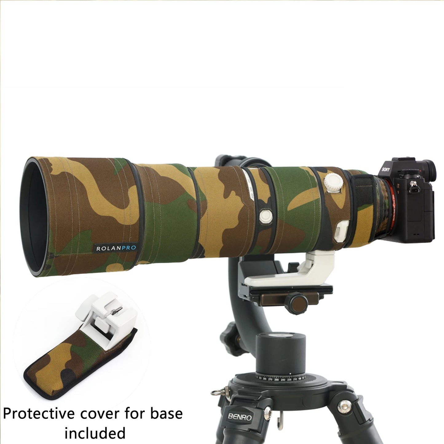 ROLANPRO Lens Coat for Sony FE 200-600mm F5.6-6.3 G OSS Lens Cover sony 200600 Camera Lens Protective Sleeve Guns Case Raincover