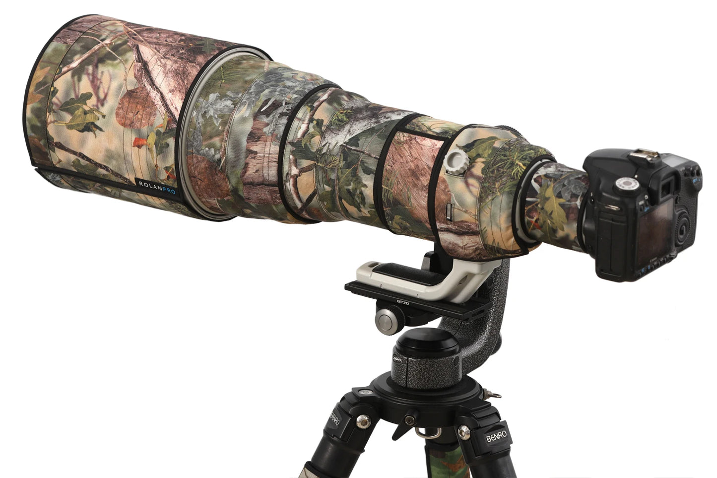 ROLANPRO Waterproof Lens Coat for Canon RF 800mm F5.6L IS USM Camouflage Lens Protective Sleeve Canon RF 800mm Guns Cover Case