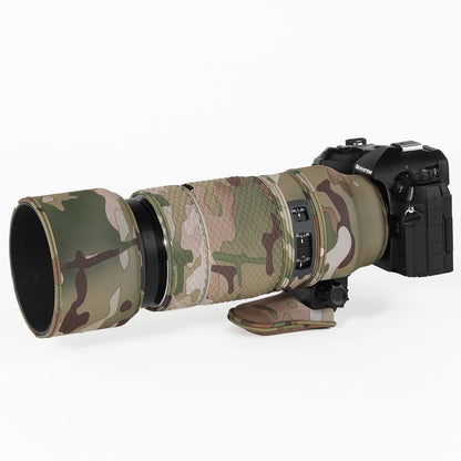 CHASING BIRDS camouflage lens coat for Olympus 100-400mm F5-6.3 IS ED MSC elastic waterproof and rainproof OM 100400 lens cover