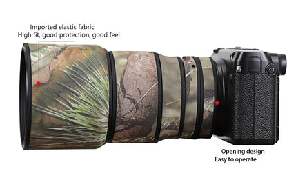 CHASING BIRDS camouflage lens coat for FUJI GF 110 F2 R LM WR waterproof and rainproof lens protective cover fujifilm 110mm f2