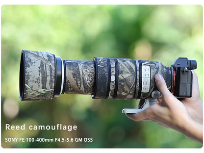 CHASING BIRDS camouflage lens coat for SONY FE 100-400mm GM waterproof and rainproof lens protective cover SEL 100400 lens cover