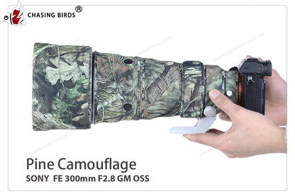 CHASING BIRDS camouflage lens coat for SONY FE 300 mm F2.8 GM OSS waterproof and rainproof lens protective cover sony 300 f2.8