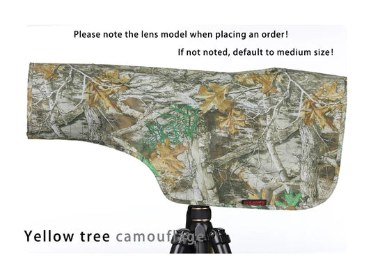 CHASING BIRDS rain coat for SIGMA 150-600 mm camouflage and waterproof rain cover Sunscreen protect size S rainproof lens cover
