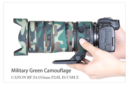 CHASING BIRDS camouflage lens coat for CANON RF 24-105 mm L IS USM Z waterproof and rainproof lens protective cover