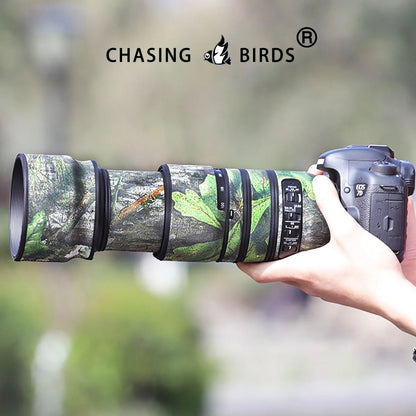 CHASING BIRDS Camouflage Lens Coat for SIGMA 100-400mm F5-6.3 DG OS HSM for CANON/NIKON Waterproof and Rainproof Len Protective
