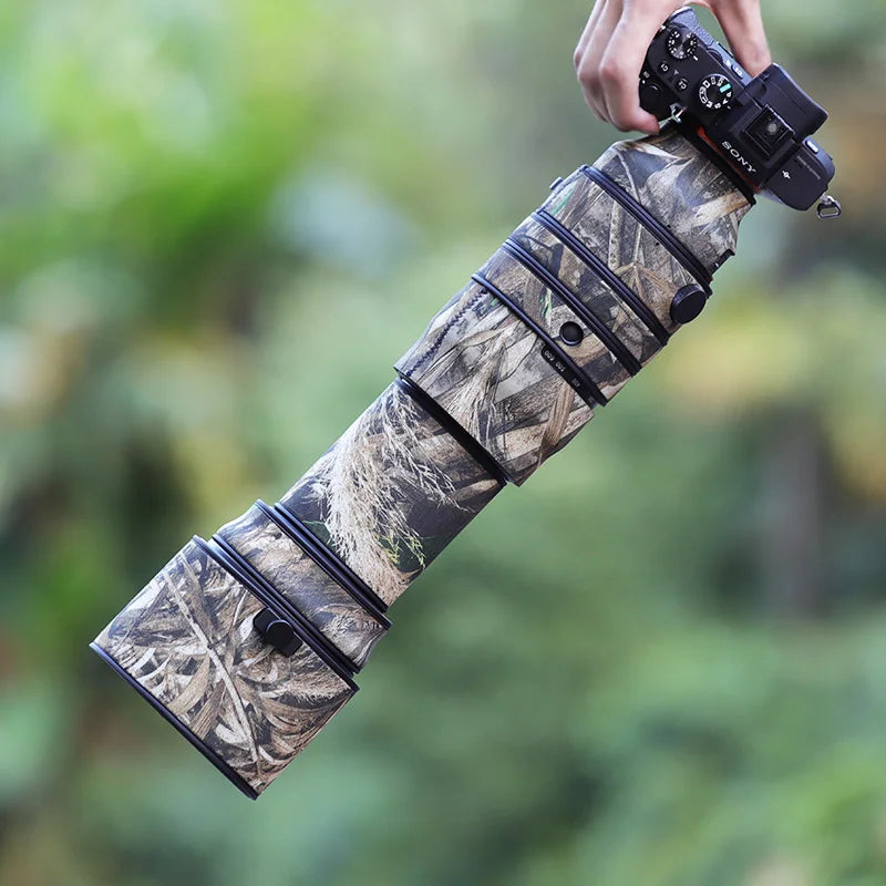 CHASING BIRDS camouflage lens coat for SIGMA 150-600mm F5-6.3 DG DN OS Sports  for SONY E-mount waterproof lens protective cover