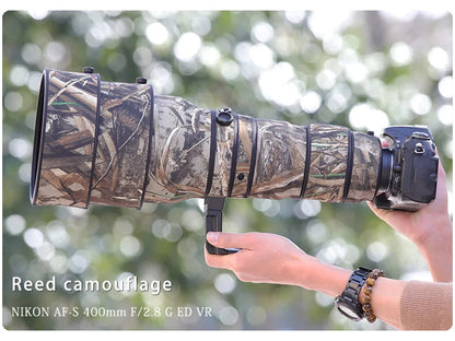 Chasing birds camouflage lens coat for NIKON AF-s 400 F2.8 G waterproof and rainproof lens protective cover nikon 400 lens cover