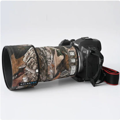 ROLANPRO Waterproof Lens Camouflage Coat for Canon RF 70-200mm F4 L IS USM Rain Cover Lens Protective Sleeve Protection Case