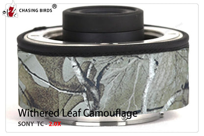 CHASING BIRDS camouflage lens coat for SONY teleconverter TC 1.4X 2.0X waterproof and rainproof lens protective cover