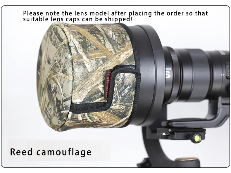 CHASING BIRDS lens cap lens camouflage waterproof shot cap for CANON NIKON lens hood rainproof camo lens cap