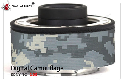 CHASING BIRDS camouflage lens coat for SONY teleconverter TC 1.4X 2.0X waterproof and rainproof lens protective cover