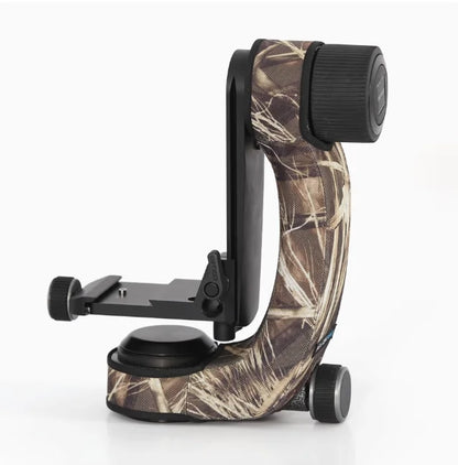 ROLANPRO Tripod Head Camouflage Sleeve / Case For Gitzo GHFG1 Gimbal Head Telephoto Bird Photography( Not Including Gimbal Head)