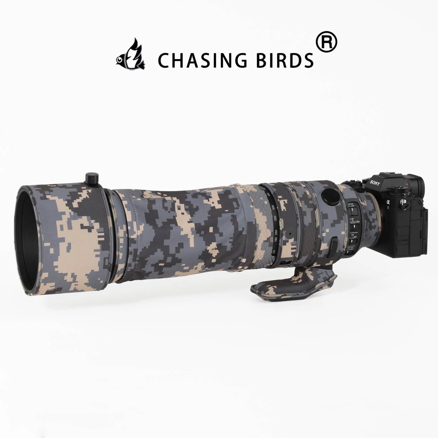 CHASING BIRDS camouflage lens coat for OLYMPUS 150-600mm F5-6.3 IS ED MSC waterproof and rainproof lens sleeve protective cover
