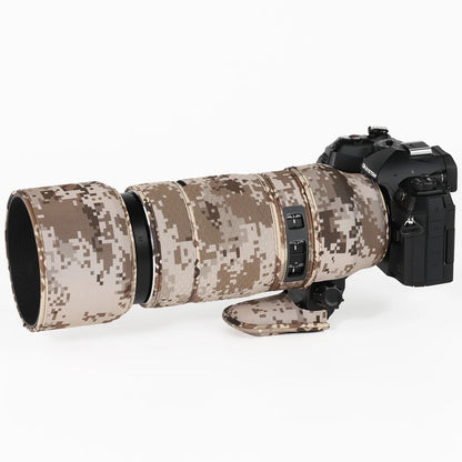 CHASING BIRDS camouflage lens coat for Olympus 100-400mm F5-6.3 IS ED MSC elastic waterproof and rainproof OM 100400 lens cover
