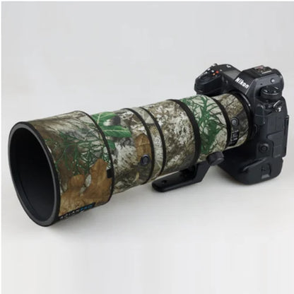 ROLANPRO Waterproof Lens Camo Coat for Nikon Z 400mm f4.5 VR S Rain Cover Lens Protective Cover  Z400 F/4.5 Rain Cover Guns Case