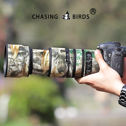 CHASING BIRDS Camouflage Lens Coat for SIGMA 100-400mm F5-6.3 DG OS HSM for CANON/NIKON Waterproof and Rainproof Len Protective