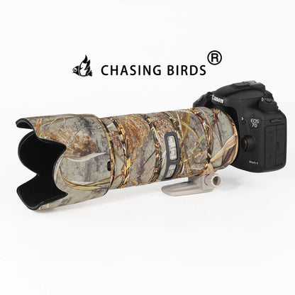 CHASING BIRDS camouflage lens coat for CANON EF 70 200 mm F2.8 L IS II or III USM waterproof and rainproof lens protective cover