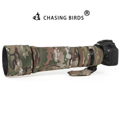 CHASING BIRDS Lens Camouflage Waterproof Coat for TAMRON SP 150-600 mm F5-6.3 Di VC USD A011 Rainproof Lens Protective Cover
