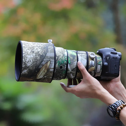 CHASING BIRDS camouflage lens coat for CANON EF 200 mm F2 L IS USM waterproof and rainproof elasticity lens protective cover