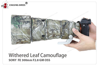 CHASING BIRDS camouflage lens coat for SONY FE 300 mm F2.8 GM OSS waterproof and rainproof lens protective cover sony 300 f2.8