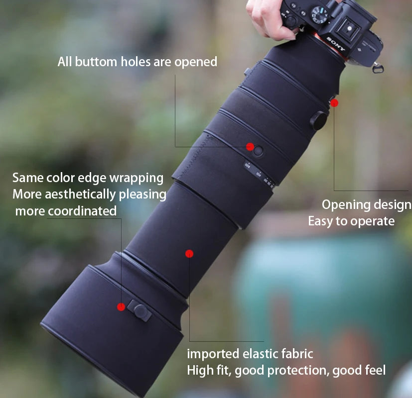 CHASING BIRDS camouflage lens coat for SIGMA 60-600mm F4.5-6.3 DG DN OS Sports E-mount waterproof lens protective cover