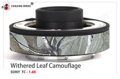 CHASING BIRDS camouflage lens coat for SONY teleconverter TC 1.4X 2.0X waterproof and rainproof lens protective cover