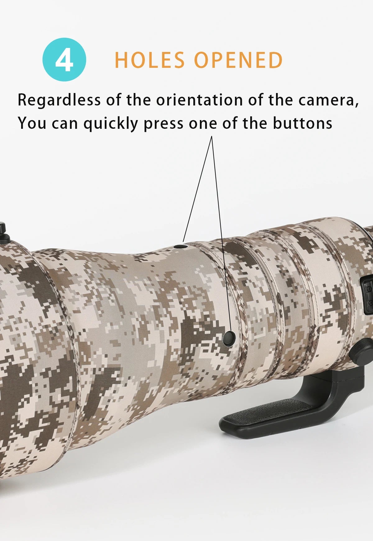 CHASING BIRDS camouflage lens coat for CANON RF 800mm F5.6 L IS USM elastic waterproof and rainproof lens protective cover