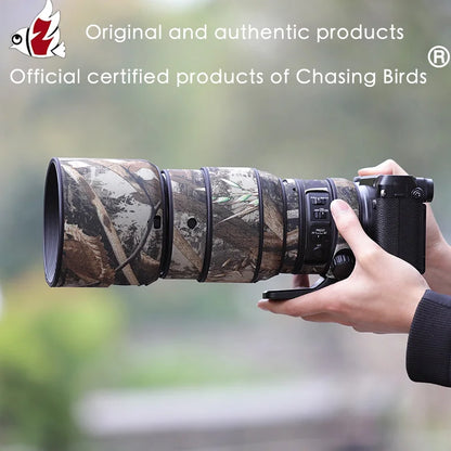 CHASING BIRDS camouflage lens coat for FUJI GF 250mm F4 R LM OIS WR waterproof and rainproof lens protective cover fujifilm 250