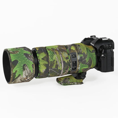 CHASING BIRDS camouflage lens coat for Olympus 100-400mm F5-6.3 IS ED MSC elastic waterproof and rainproof OM 100400 lens cover