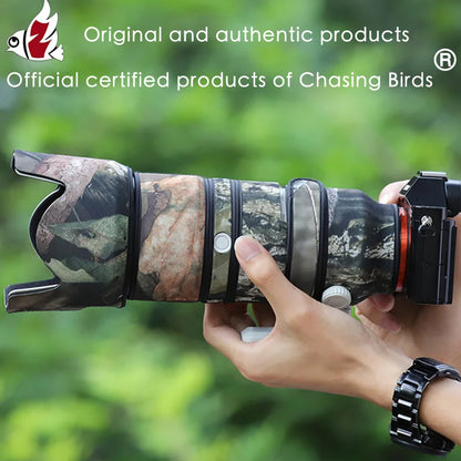CHASING BIRDS camouflage lens coat for SONY FE 70 200 F2.8 GM waterproof and rainproof lens protective cover sony 70200mm gm oss