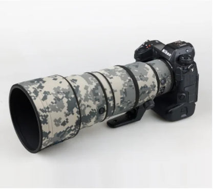 ROLANPRO Waterproof Lens Camo Coat for Nikon Z 400mm f4.5 VR S Rain Cover Lens Protective Cover  Z400 F/4.5 Rain Cover Guns Case