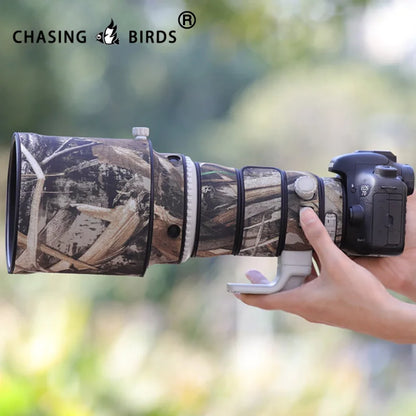 CHASING BIRDS camouflage lens coat for CANON EF 400mm F4 DO II USM waterproof and rainproof elasticity lens protective cover