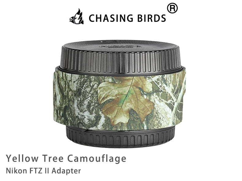 CHASING BIRDS Camouflage Waterproof Protective Coat for Nikon FTZ II Adapter rainproof cover