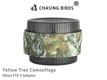 CHASING BIRDS Camouflage Waterproof Protective Coat for Nikon FTZ II Adapter rainproof cover