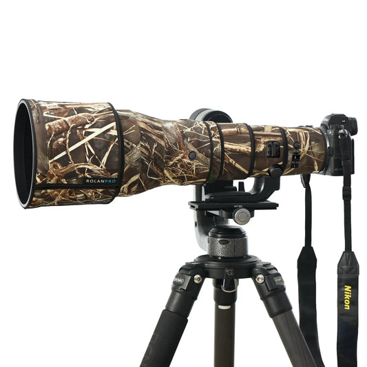 ROLANPRO Waterproof Camouflage Lens Coat for Nikon Z 800mm F/6.3 VR S Protective Sleeve Nikon Z800mm f6.3 Cover Guns Case
